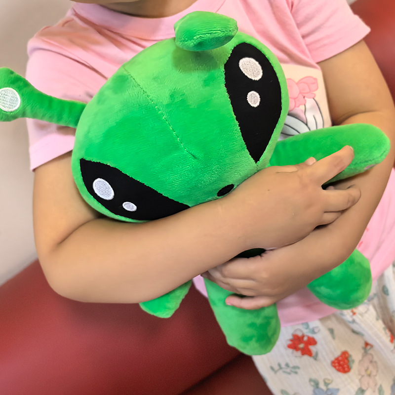 Kids Toys Idea - 30cm Green Alien Plush Toy Anime