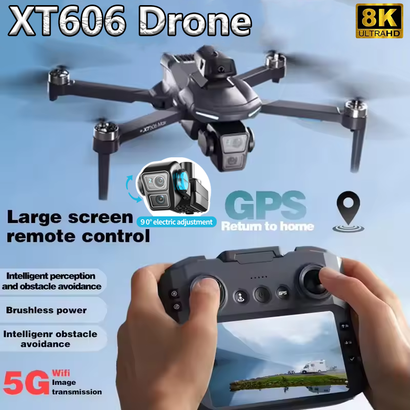 Kids Toys 2 Year Old - XT606 MAX GPS NEW Drone 8k