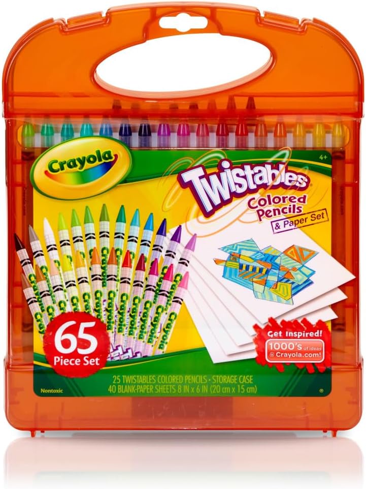 Crayola Art Supply - Crayola Twistables Colored Pencils Set 65
