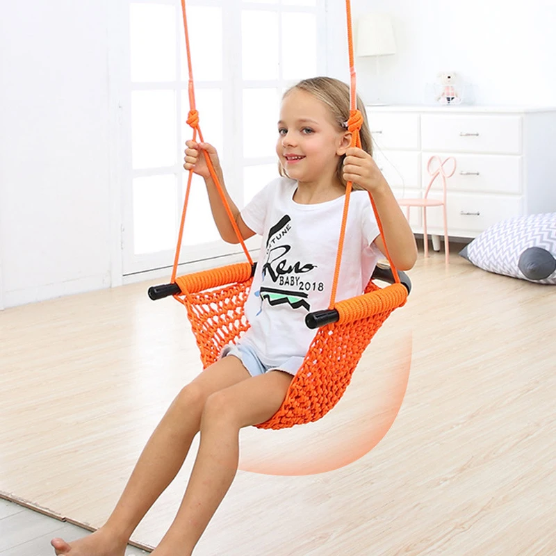 Kids Toys Entertainer - Kids Hammock Nest Swing Hand Weaving
