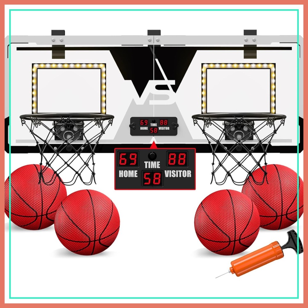 Kids Toys And Games - 2 Player Basketball Game, Dual Shot