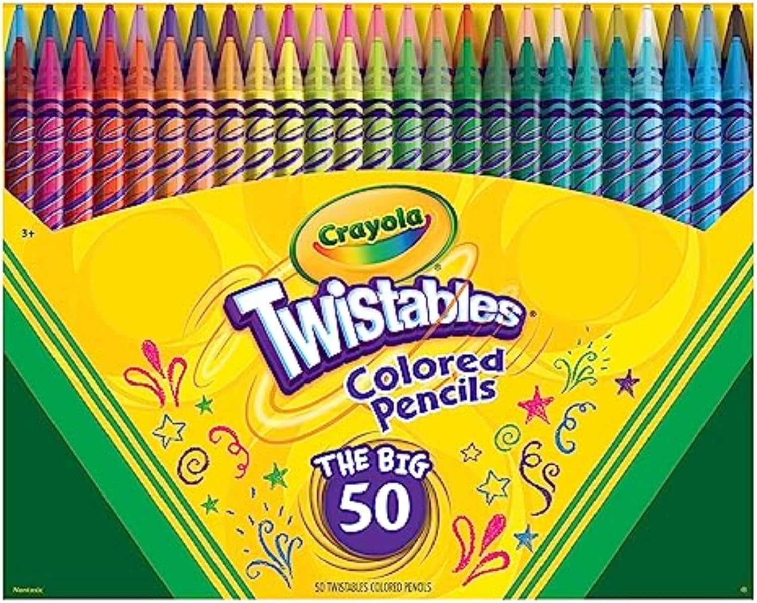 Crayola Art Supply - No Sharpen Colored Pencils for Kids,