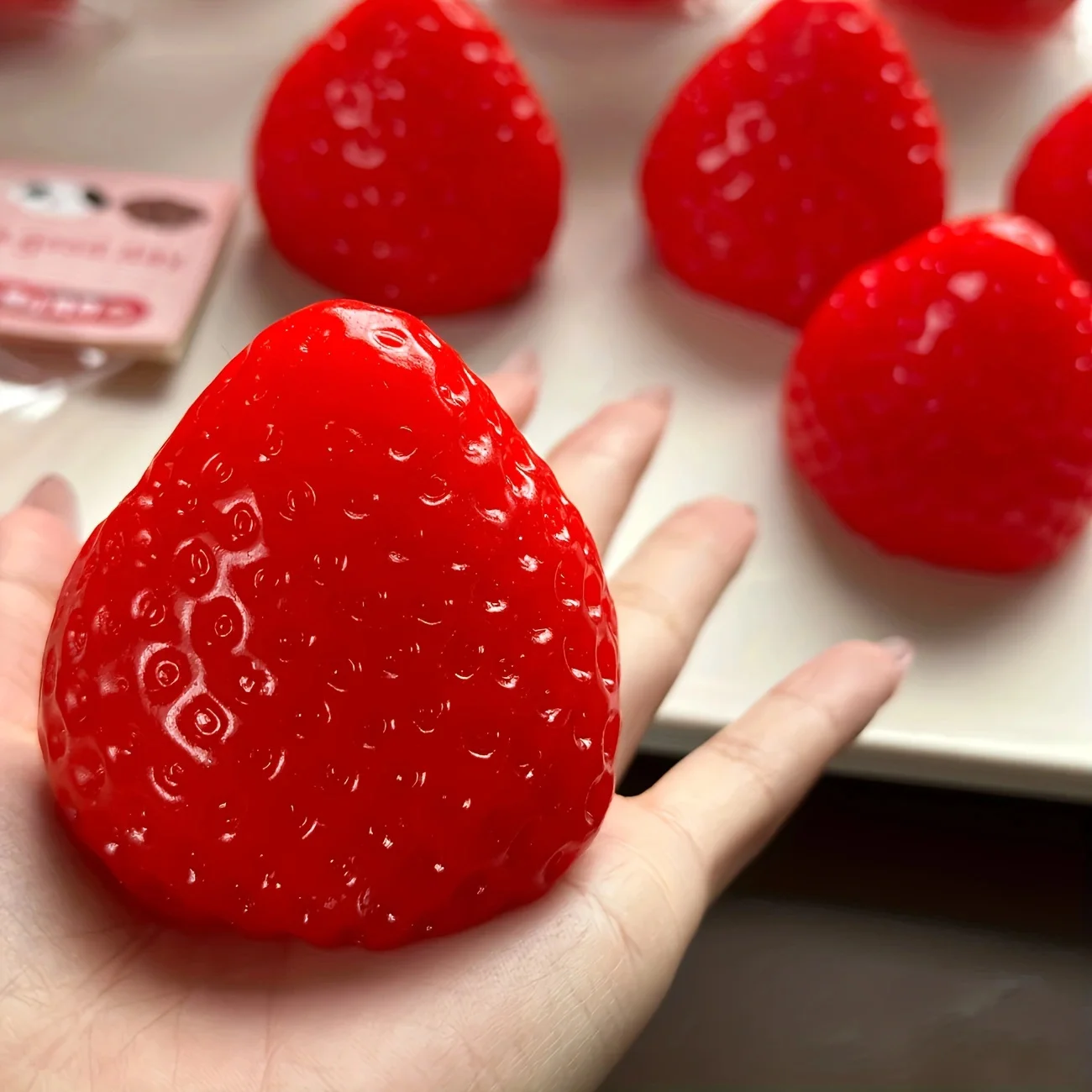 Kids Toys Entertainer - 1R-Squishy Big Strawberry Squeeze1Toy Kids Soft