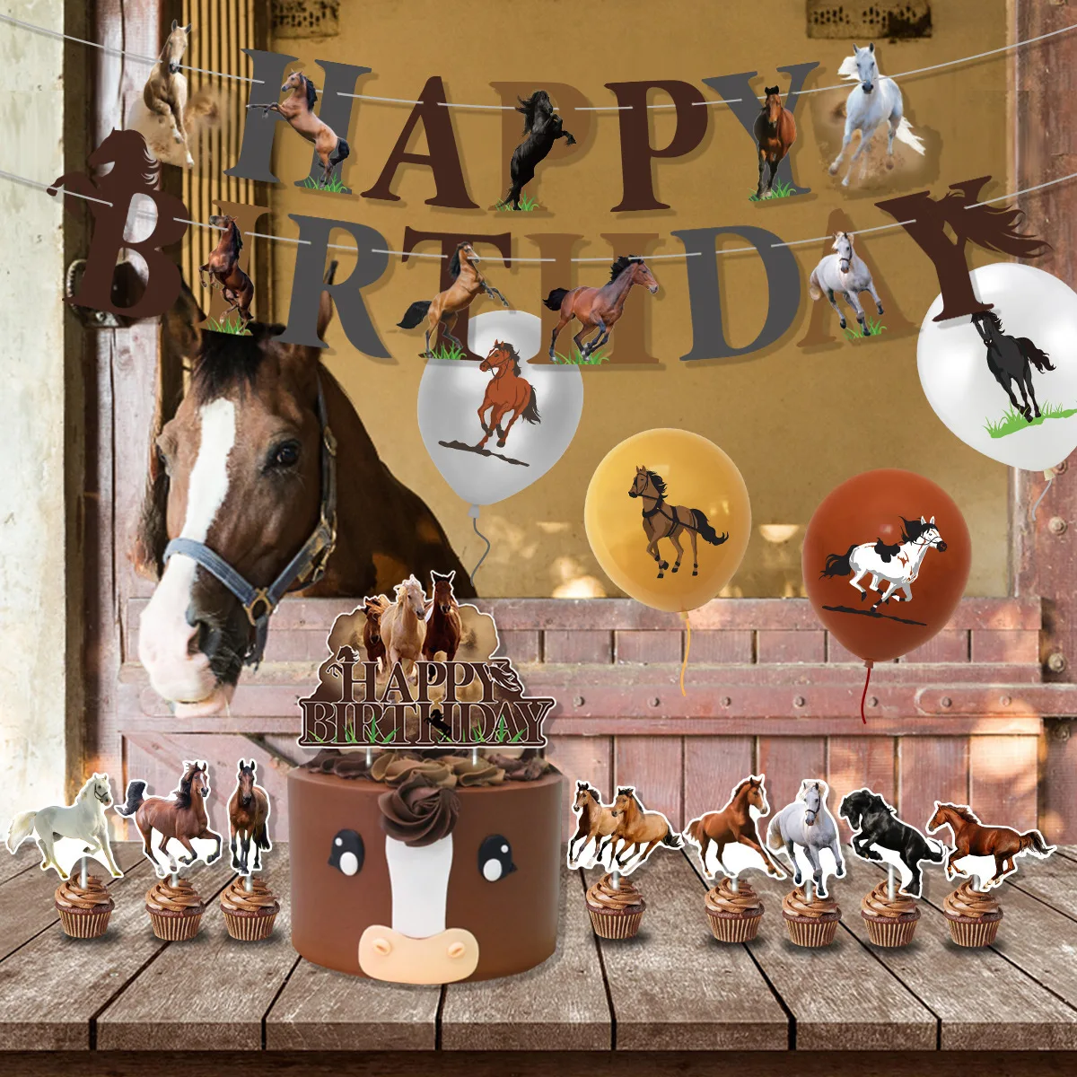 Horse Racing Birthday Party De - Kids Toys Horse incelemesi ve fiyatı