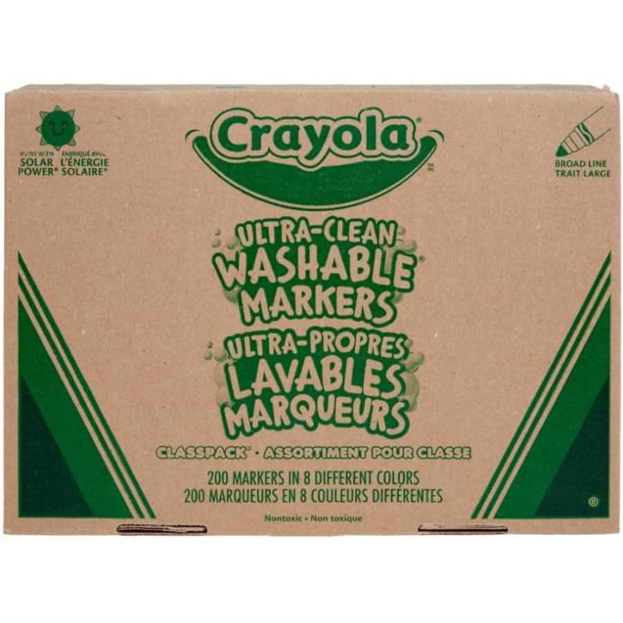 Crayola Broad Line Washable Ma - Crayola Art Supply incelemesi ve fiyatı