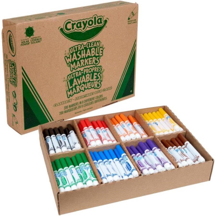 Crayola Broad Line Washable Ma - Crayola Art Supply incelemesi ve fiyatı