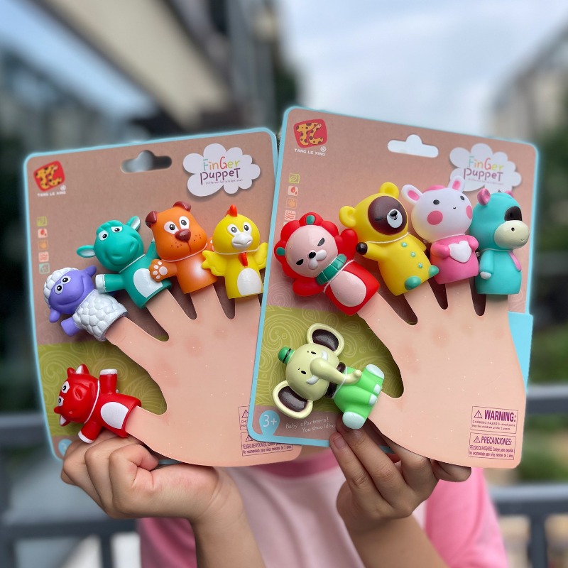 5Pcs Kids Animal Finger Puppet - Kids Toys Elephant incelemesi ve fiyatı