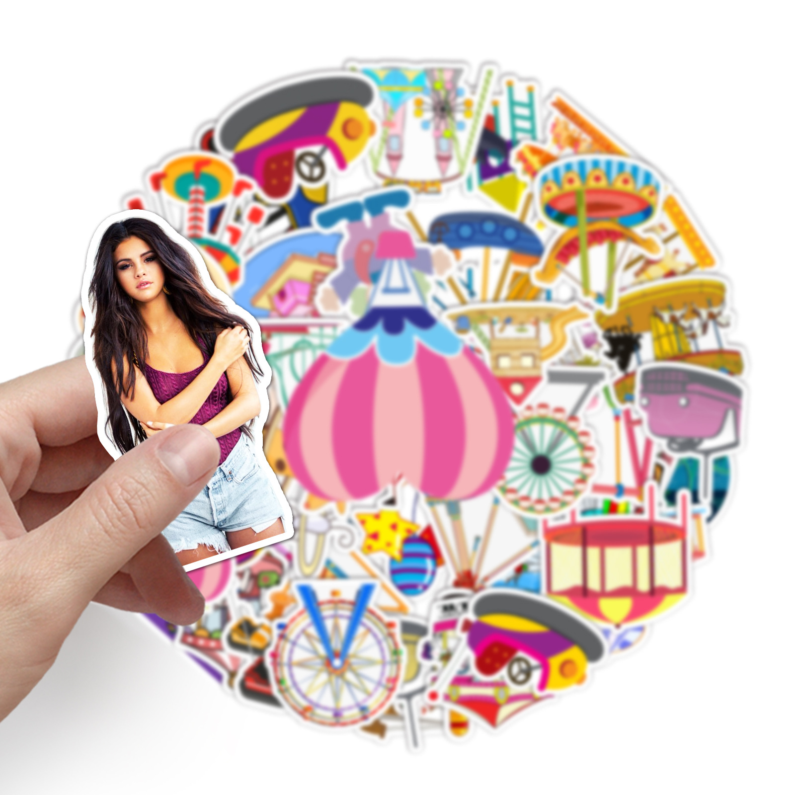 10/30/50pcs  Selena Gomez  Sta - Kids Toys Scooter incelemesi ve fiyatı