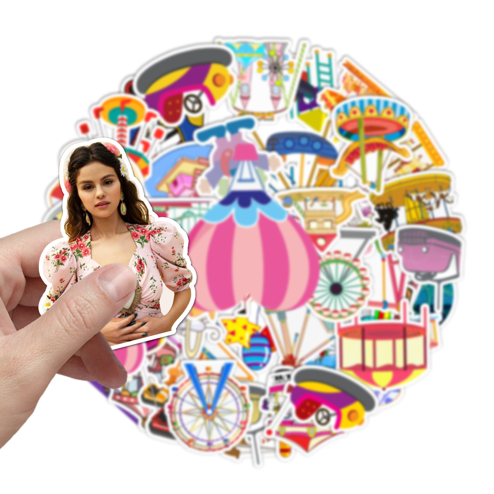 10/30/50pcs  Selena Gomez  Sta - Kids Toys Scooter incelemesi ve fiyatı