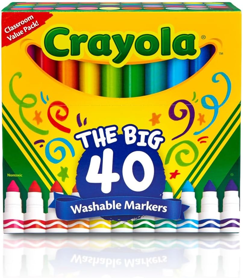 Crayola Ultra Clean Washable M - Crayola Art Supply incelemesi ve fiyatı