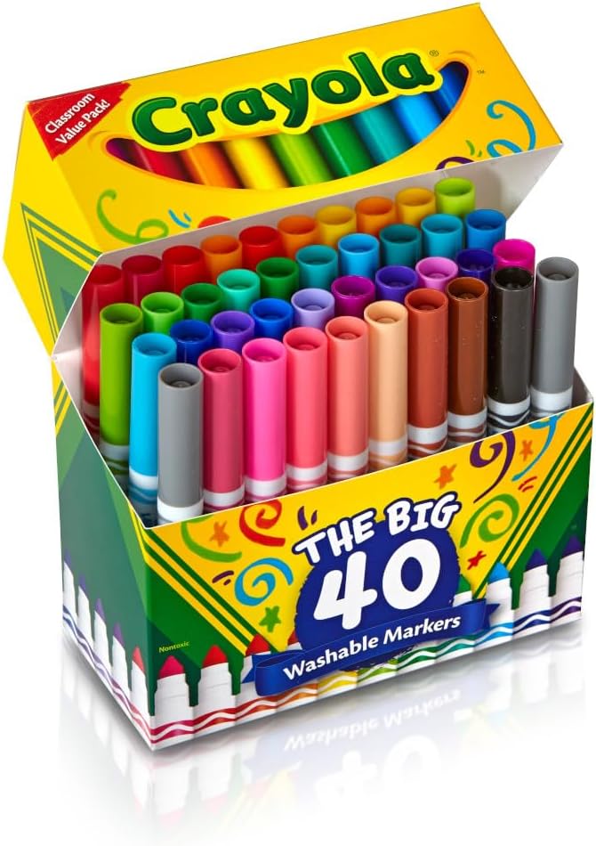 Crayola Ultra Clean Washable M - Crayola Art Supply incelemesi ve fiyatı