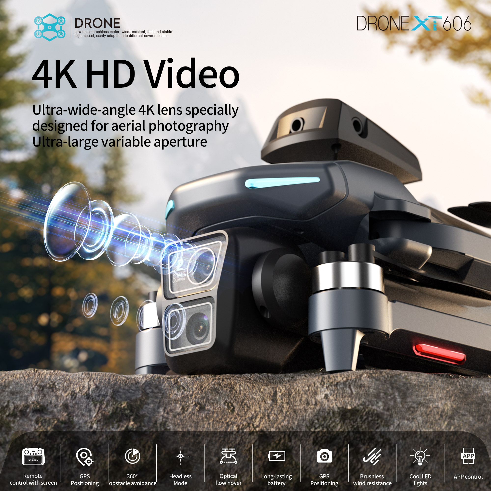 XT606 MAX GPS NEW Drone 8k Pro - Kids Toys 2 Year Old incelemesi ve fiyatı