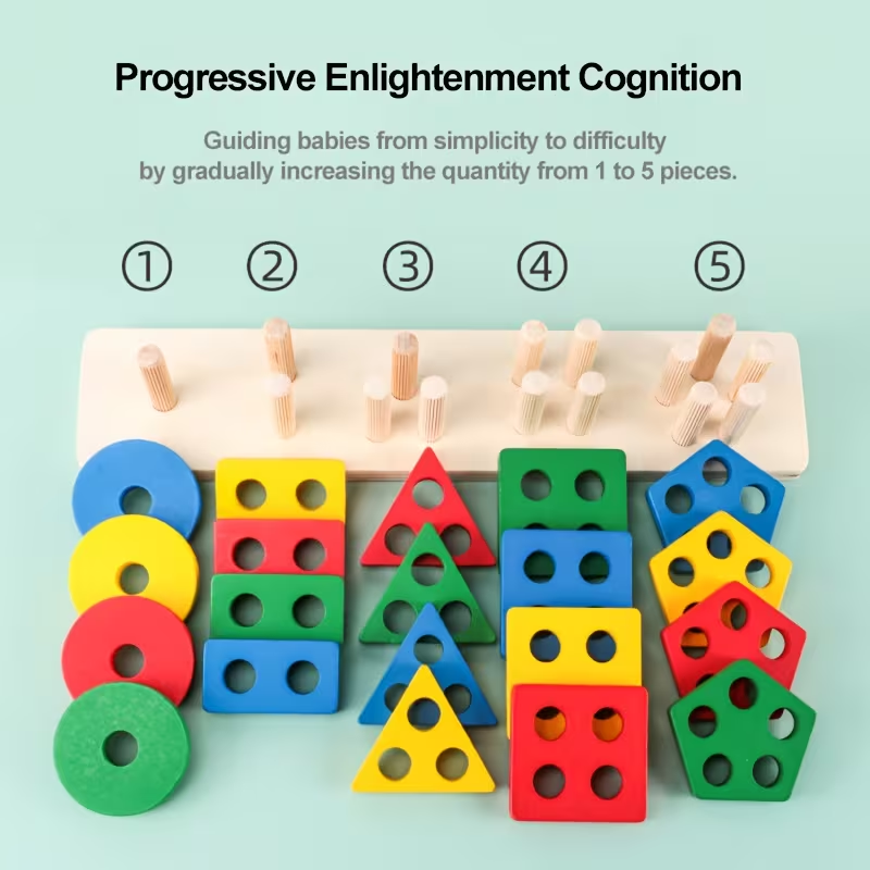 Montessori Wooden Games Baby T - Kids Toys 2 Year Old incelemesi ve fiyatı