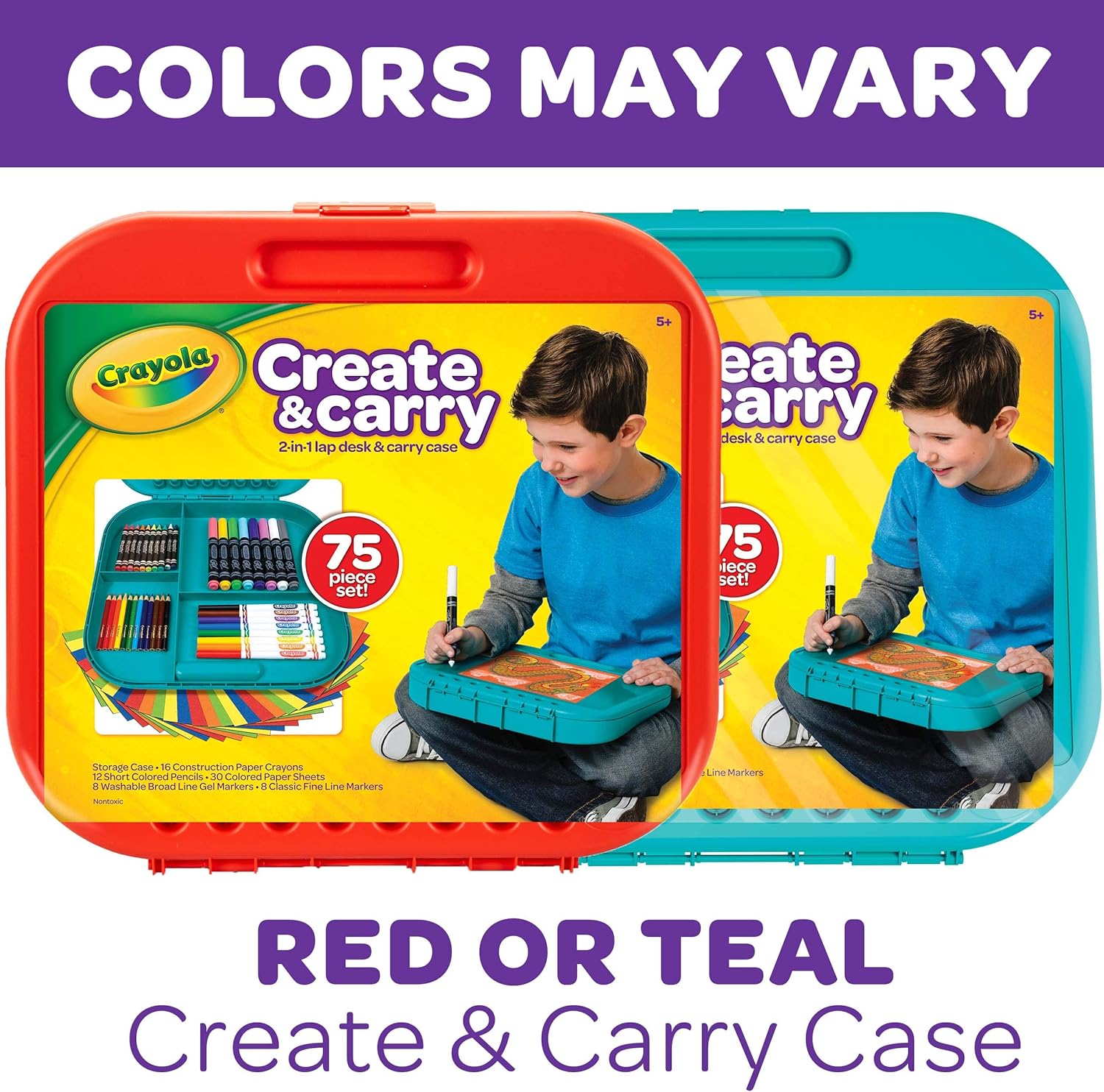 Travel Art Set for Kids 75pcs, - Crayola Art Supply incelemesi ve fiyatı