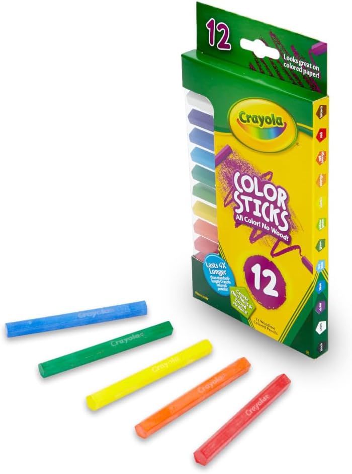Crayola Color Sticks (12 Count - Crayola Art Supply incelemesi ve fiyatı