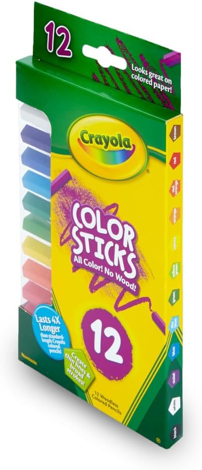 Crayola Color Sticks (12 Count - Crayola Art Supply incelemesi ve fiyatı