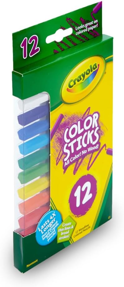 Crayola Color Sticks (12 Count - Crayola Art Supply incelemesi ve fiyatı