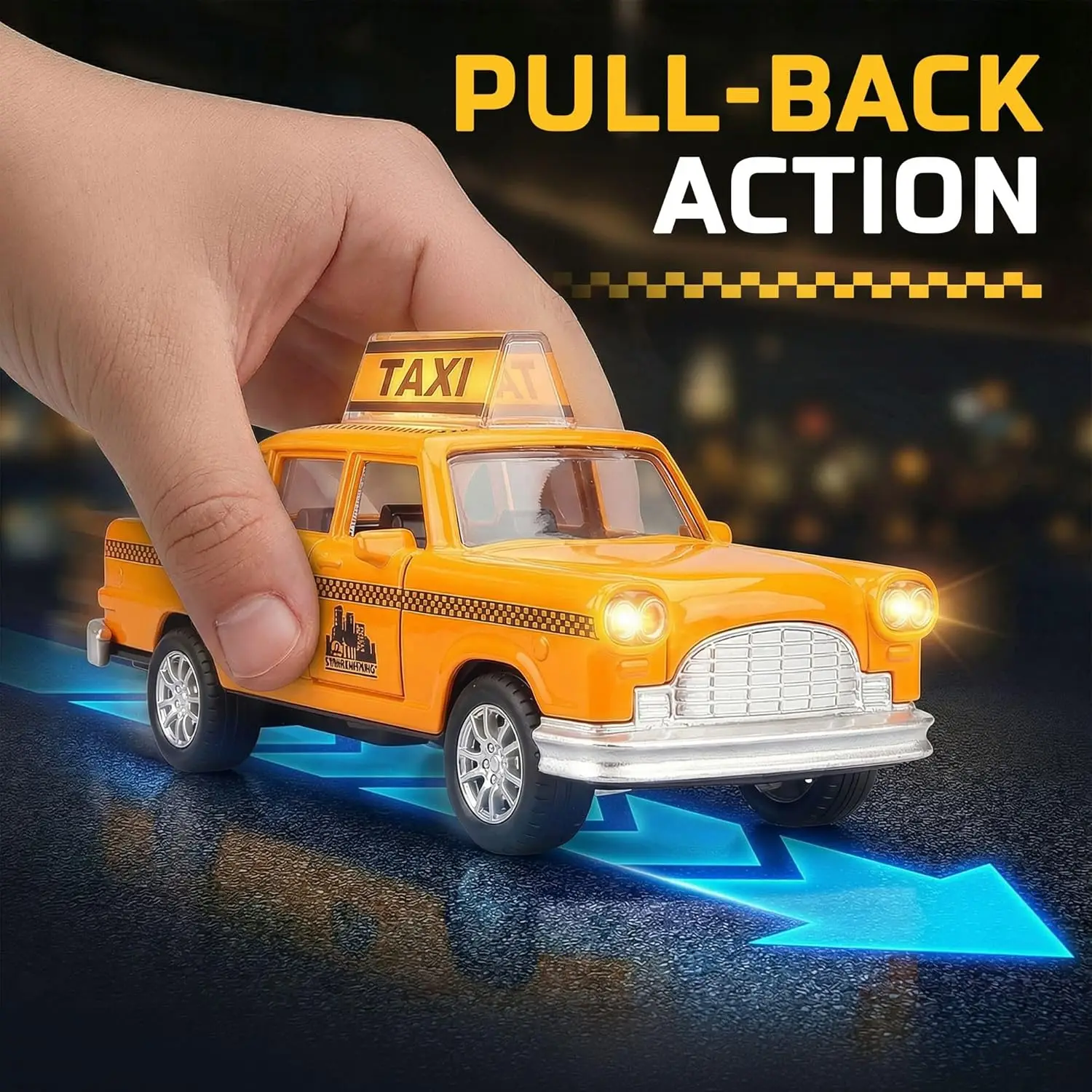 1/32 Diecast NYC Taxi Cab Allo - Kids Toys Nyc incelemesi ve fiyatı