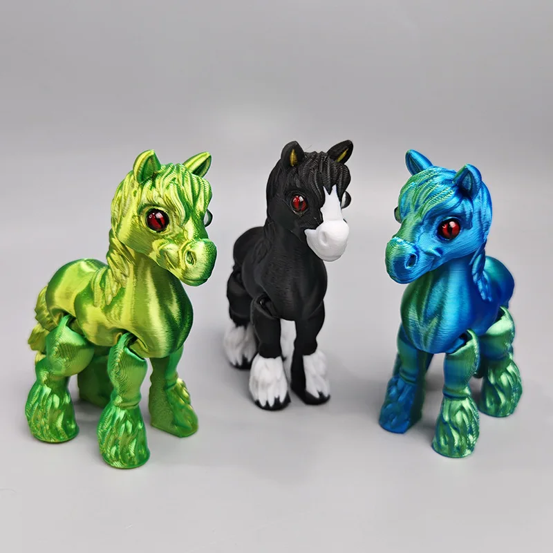 3D Printed Multi-joint Movable - Kids Toys Horse incelemesi ve fiyatı