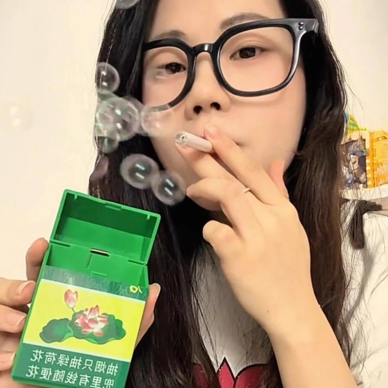Creative Plastic Cigarette Box - Bubble Machine Outdoor incelemesi ve fiyatı
