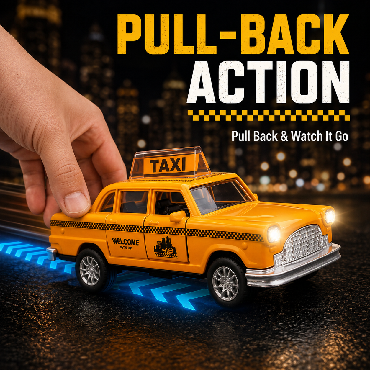 Diecast NYC Yellow Taxi Toy Ca - Kids Toys Nyc incelemesi ve fiyatı