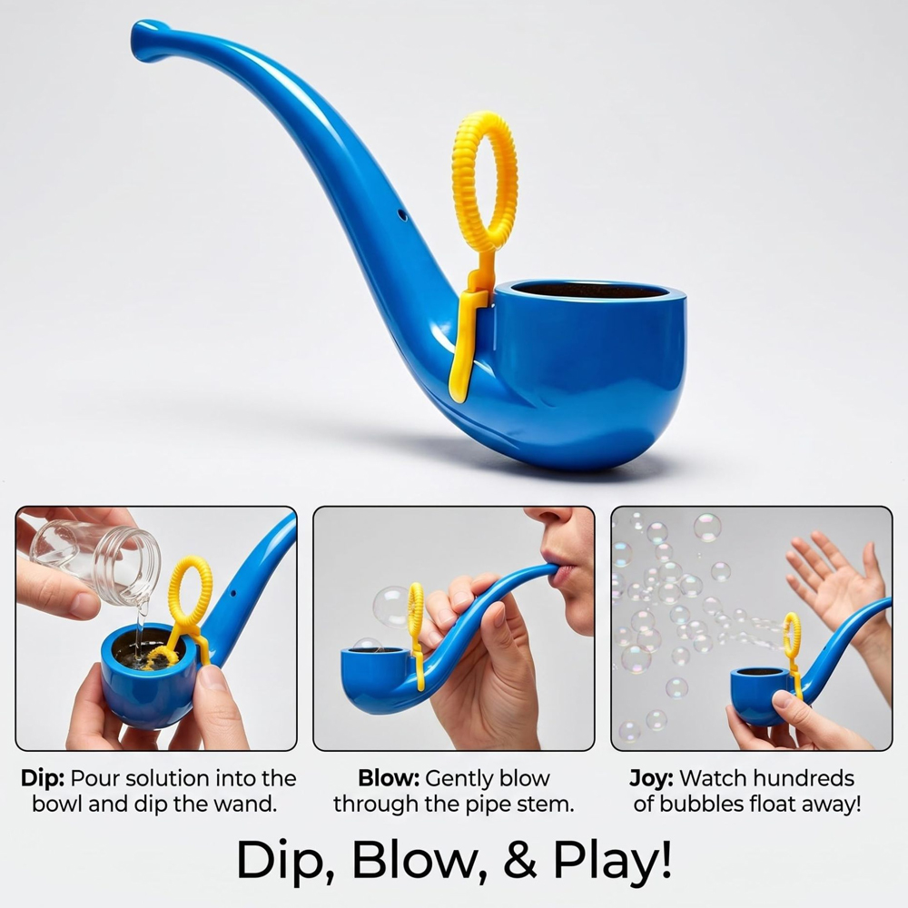 Bubble Pipe Portable Novelty S - Bubble Machine Outdoor incelemesi ve fiyatı