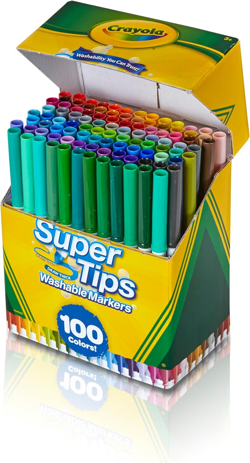 Crayola Super Tips Marker Set  - Crayola Art Supply incelemesi ve fiyatı