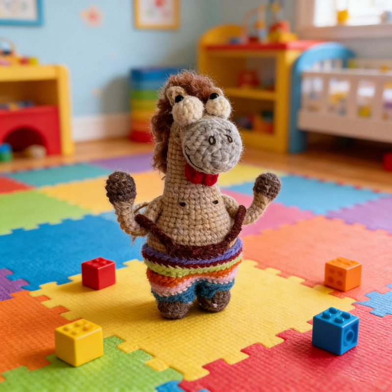 Custom Name Crochet Horse Plus - Kids Toys Horse incelemesi ve fiyatı