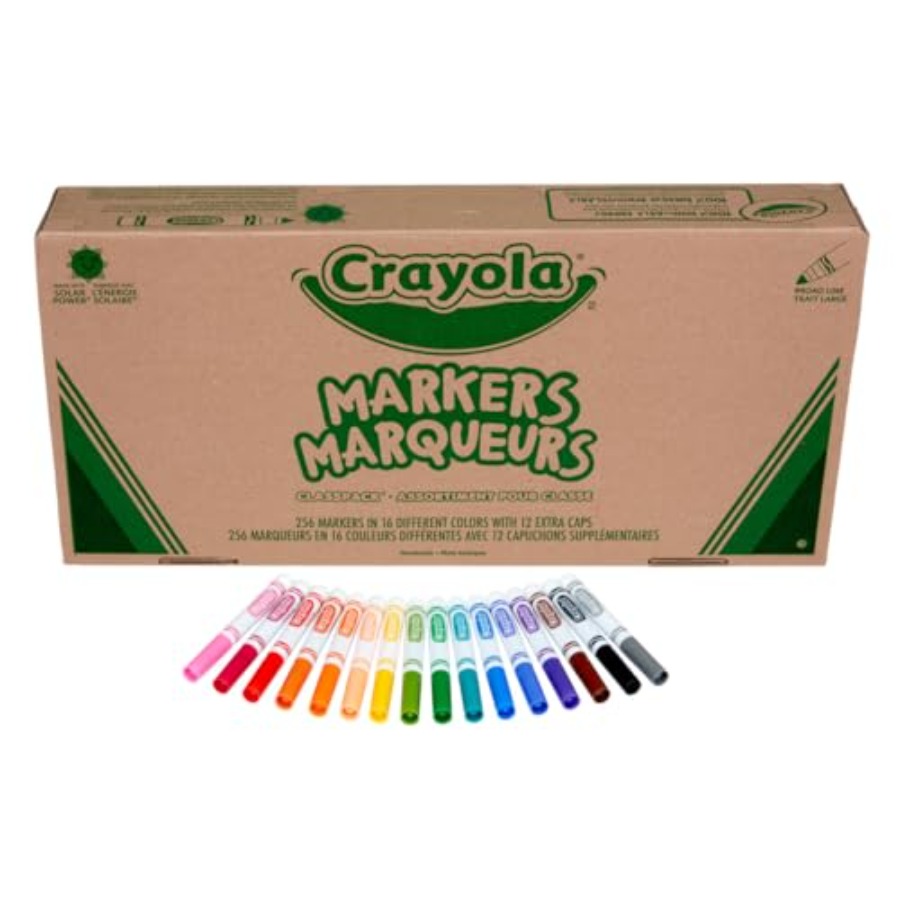 Crayola Broad Line Markers Cla - Crayola Art Supply incelemesi ve fiyatı