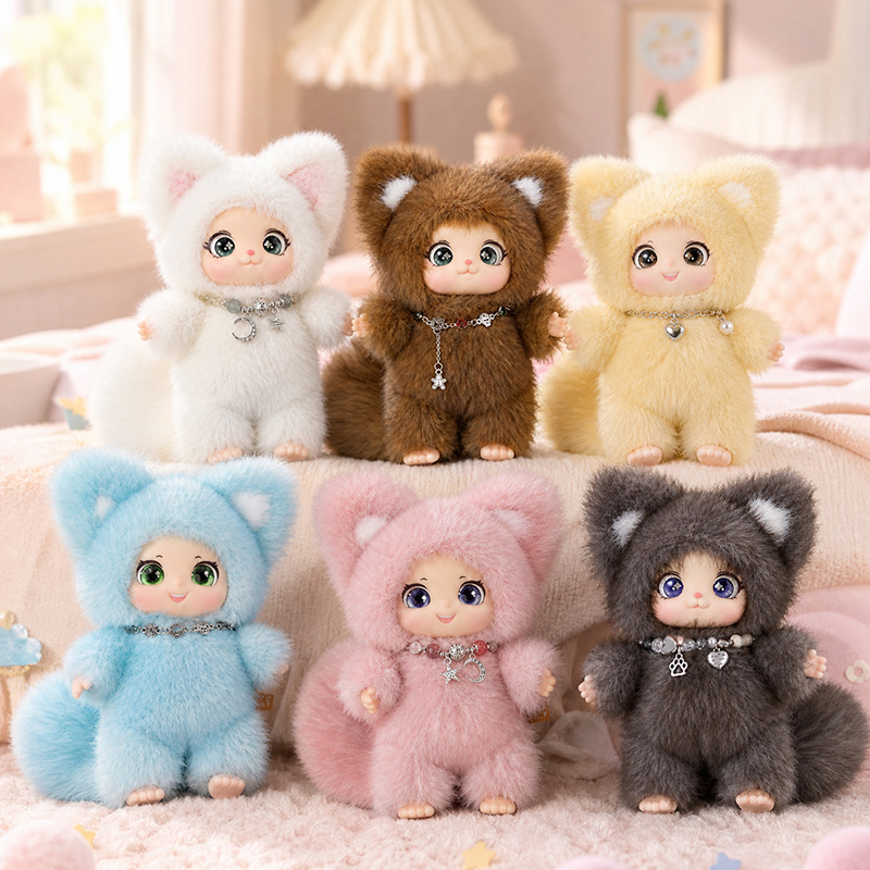 18cm New Cute Family Fox Plush - Kids Toys Idea incelemesi ve fiyatı
