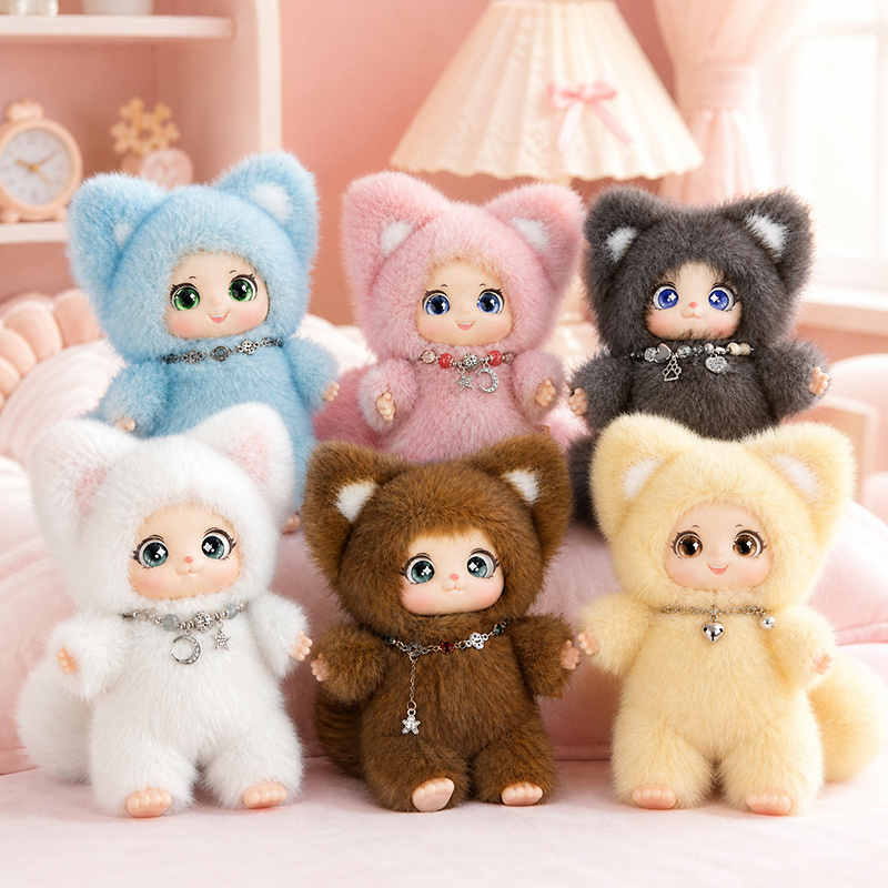 18cm New Cute Family Fox Plush - Kids Toys Idea incelemesi ve fiyatı