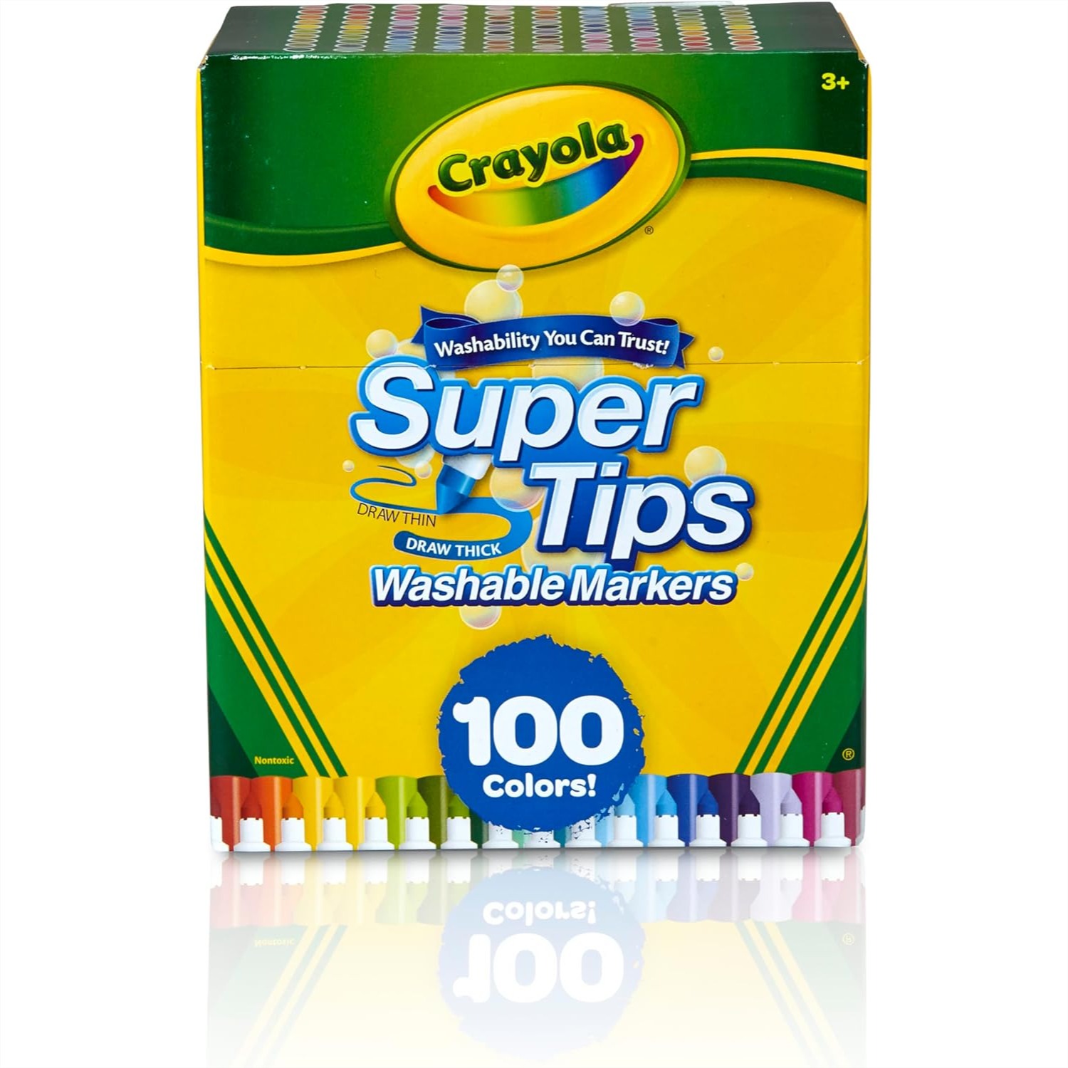 Crayola Super Tips Markers 100 - Crayola Art Supply incelemesi ve fiyatı
