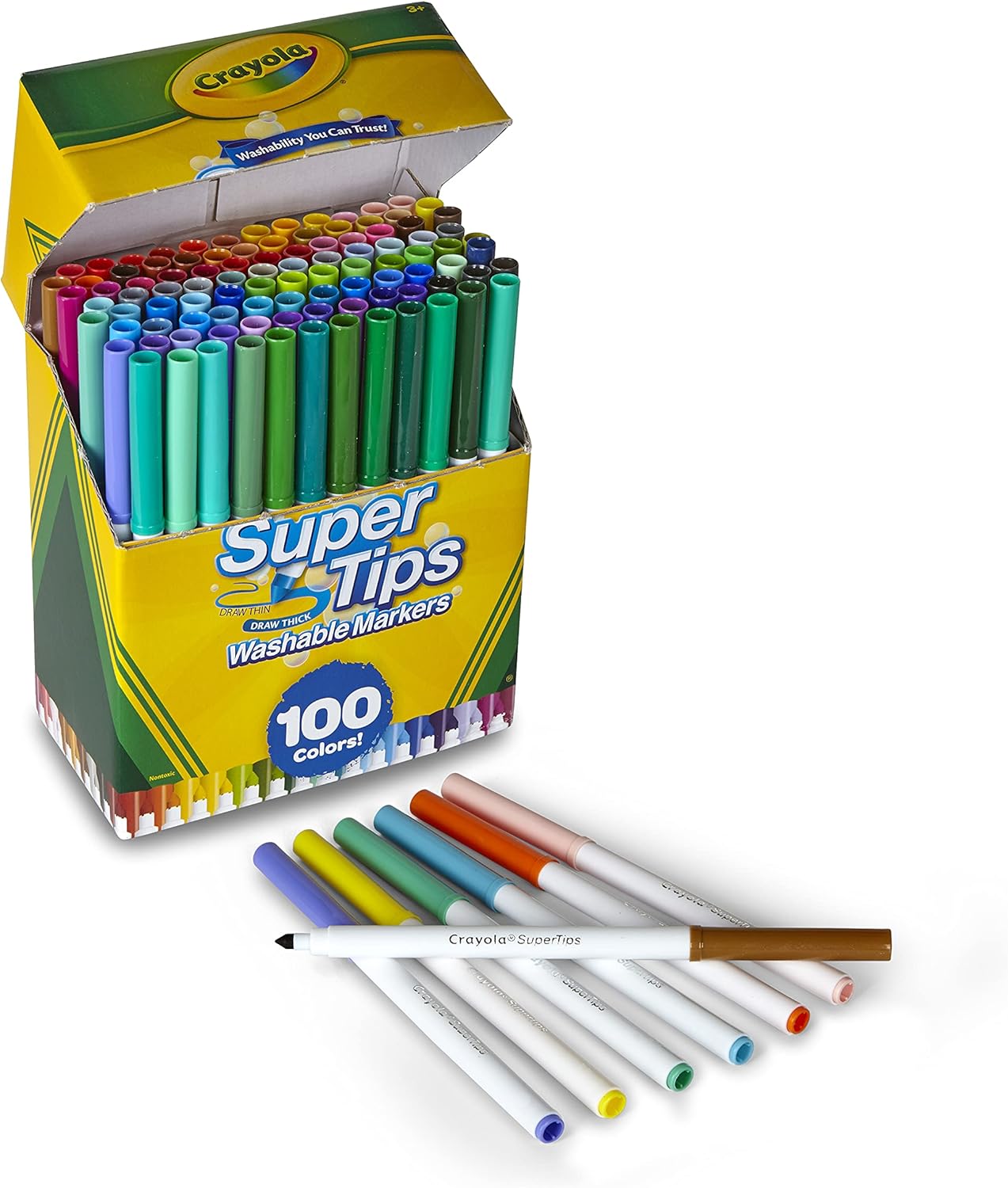 Crayola Super Tips Markers 100 - Crayola Art Supply incelemesi ve fiyatı