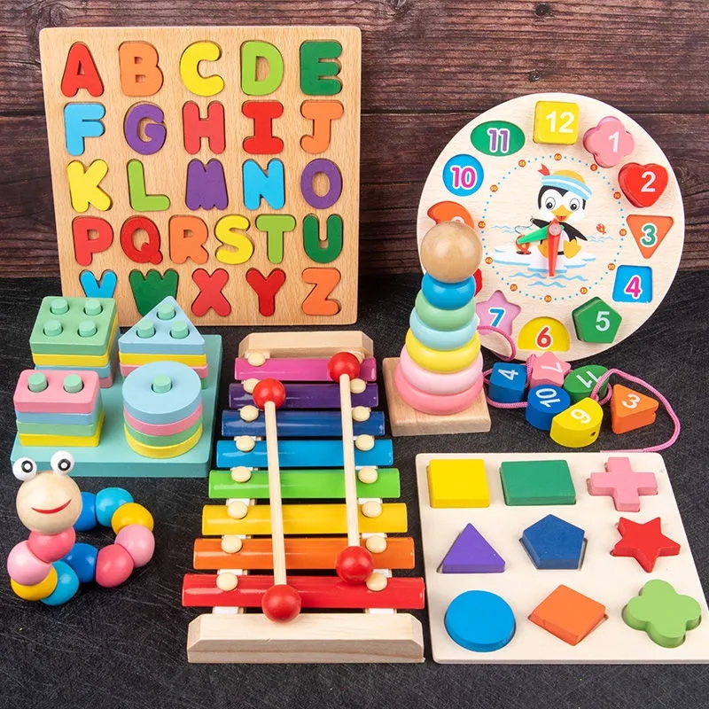 Montessori Wooden Toys for Bab - Kids Toys 2 Year Old incelemesi ve fiyatı