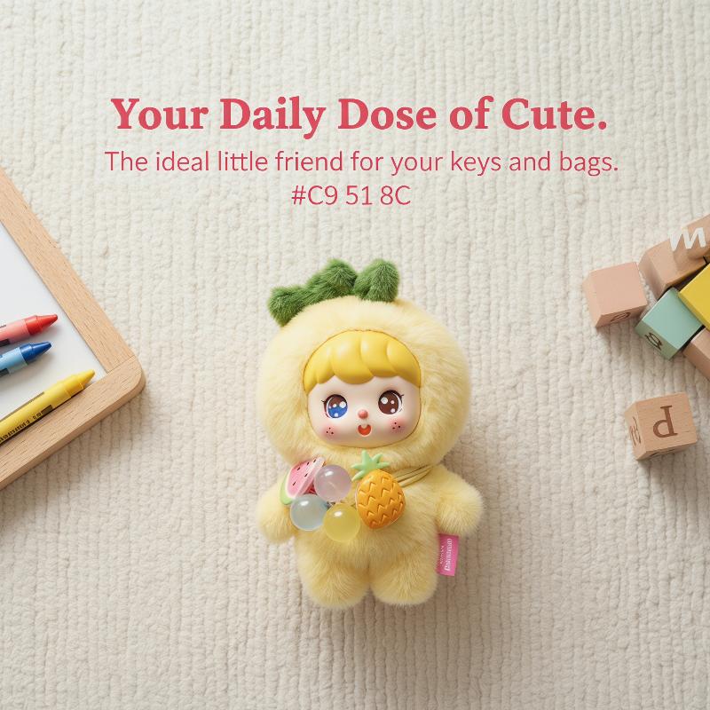 Cute Fruit Plush Doll Keychain - Kids Toys Idea incelemesi ve fiyatı