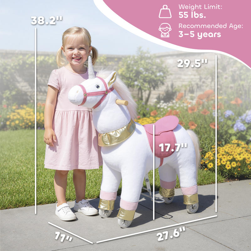 Qaba Ride on Unicorn Toy for K - Kids Toys Horse incelemesi ve fiyatı