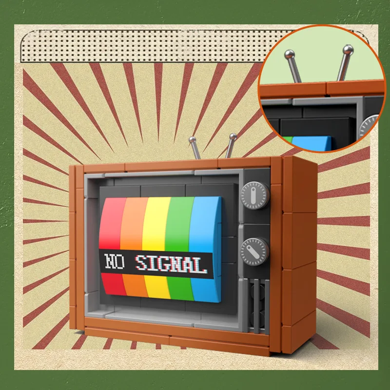 Retro DIY Building Blocks TV R - Kids Toys And Games incelemesi ve fiyatı