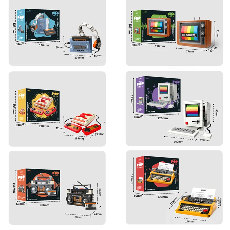 Retro DIY Building Blocks TV R - Kids Toys And Games incelemesi ve fiyatı