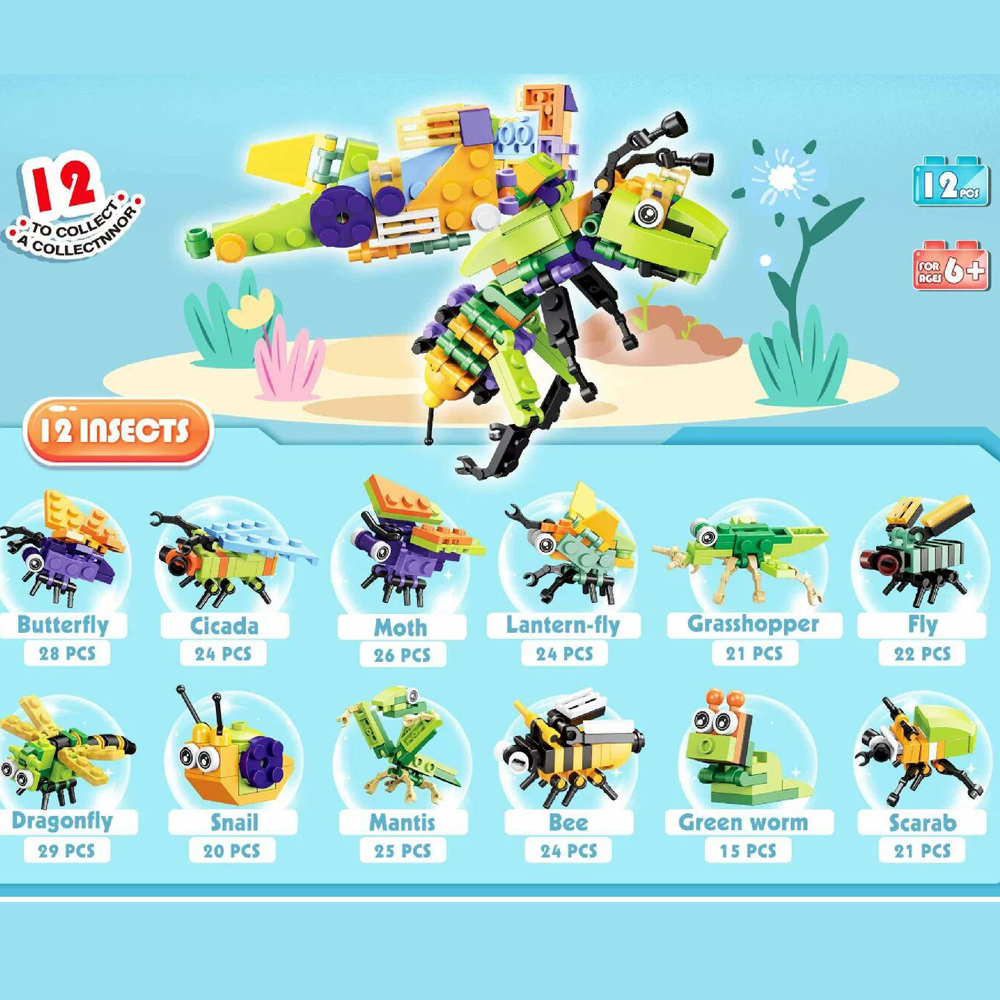 12-in-1 Animal Building Block  - Kids Toys Elephant incelemesi ve fiyatı