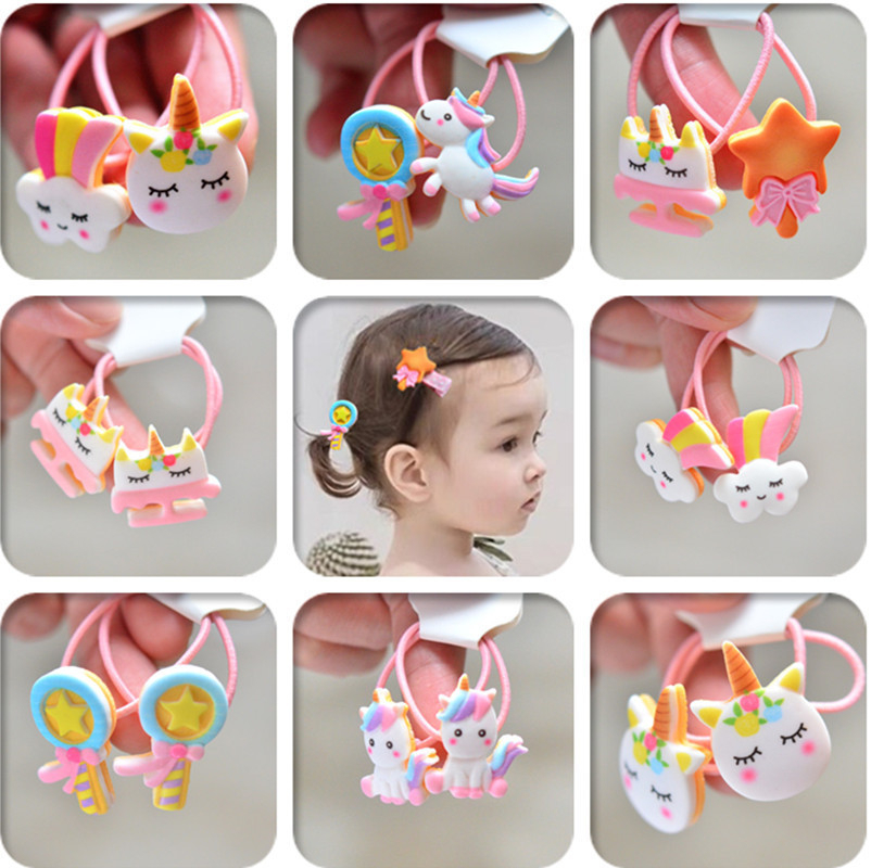 2PCS Cartoon Cute Rainbow Whit - Kids Toys Horse incelemesi ve fiyatı
