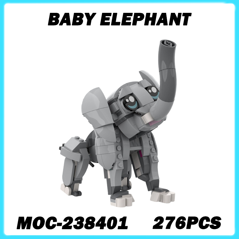 276PCS MOC-238401 Baby Elephan - Kids Toys Elephant incelemesi ve fiyatı