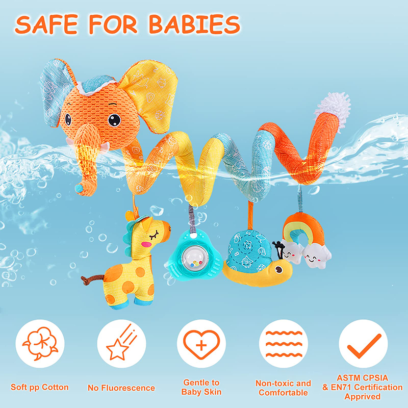 Car Seat Toys Infant Color Ele - Kids Toys Elephant incelemesi ve fiyatı