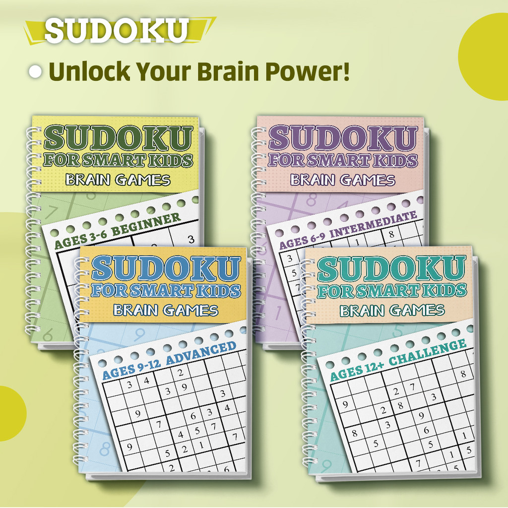 Kids Sudoku Puzzle Book Set, B - Kids Toys And Games incelemesi ve fiyatı