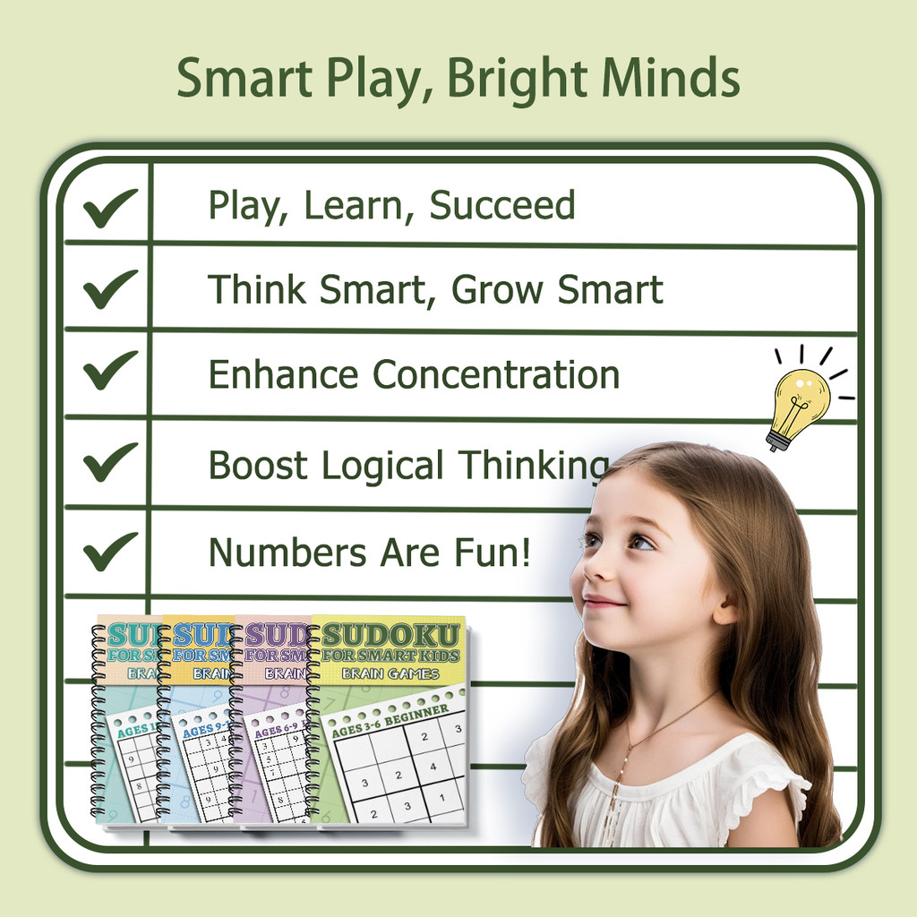 Kids Sudoku Puzzle Book Set, B - Kids Toys And Games incelemesi ve fiyatı