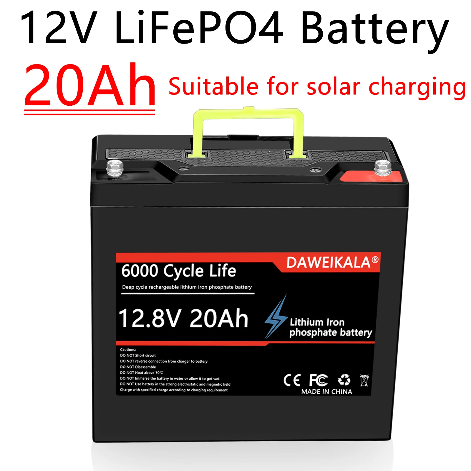 12V 20Ah Battery LiFePO4 DeepC - Kids Toys Scooter incelemesi ve fiyatı