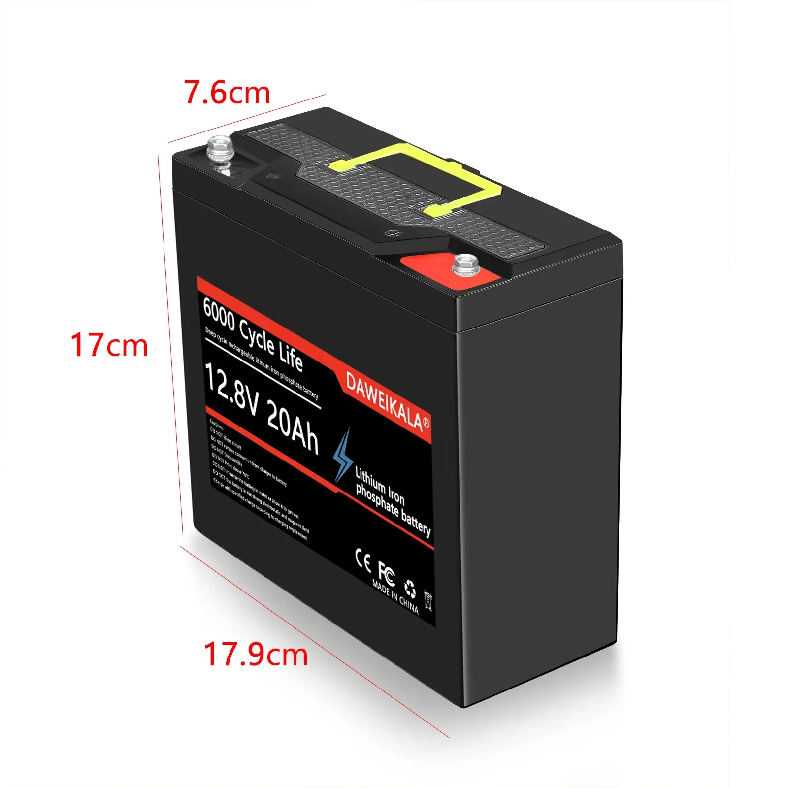 12V 20Ah Battery LiFePO4 DeepC - Kids Toys Scooter incelemesi ve fiyatı